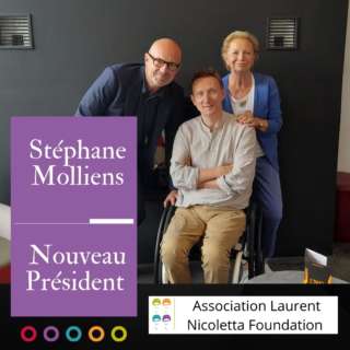 Stéphane Molliens – Nouveau Président de l’Association Laurent Nicoletta Foundation