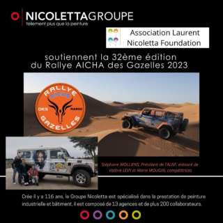 NICOLETTA GROUPE et l’ALNF soutiennent le Rallye des Gazelles 2023